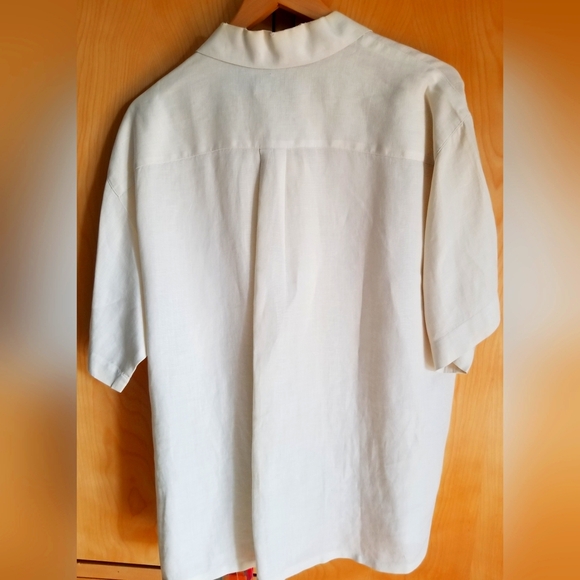 Women's 100% Linen Shirt size 14 - Picture 2 of 3